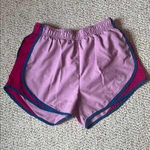 Nike Women's Athletic Shorts in Pink and Blue